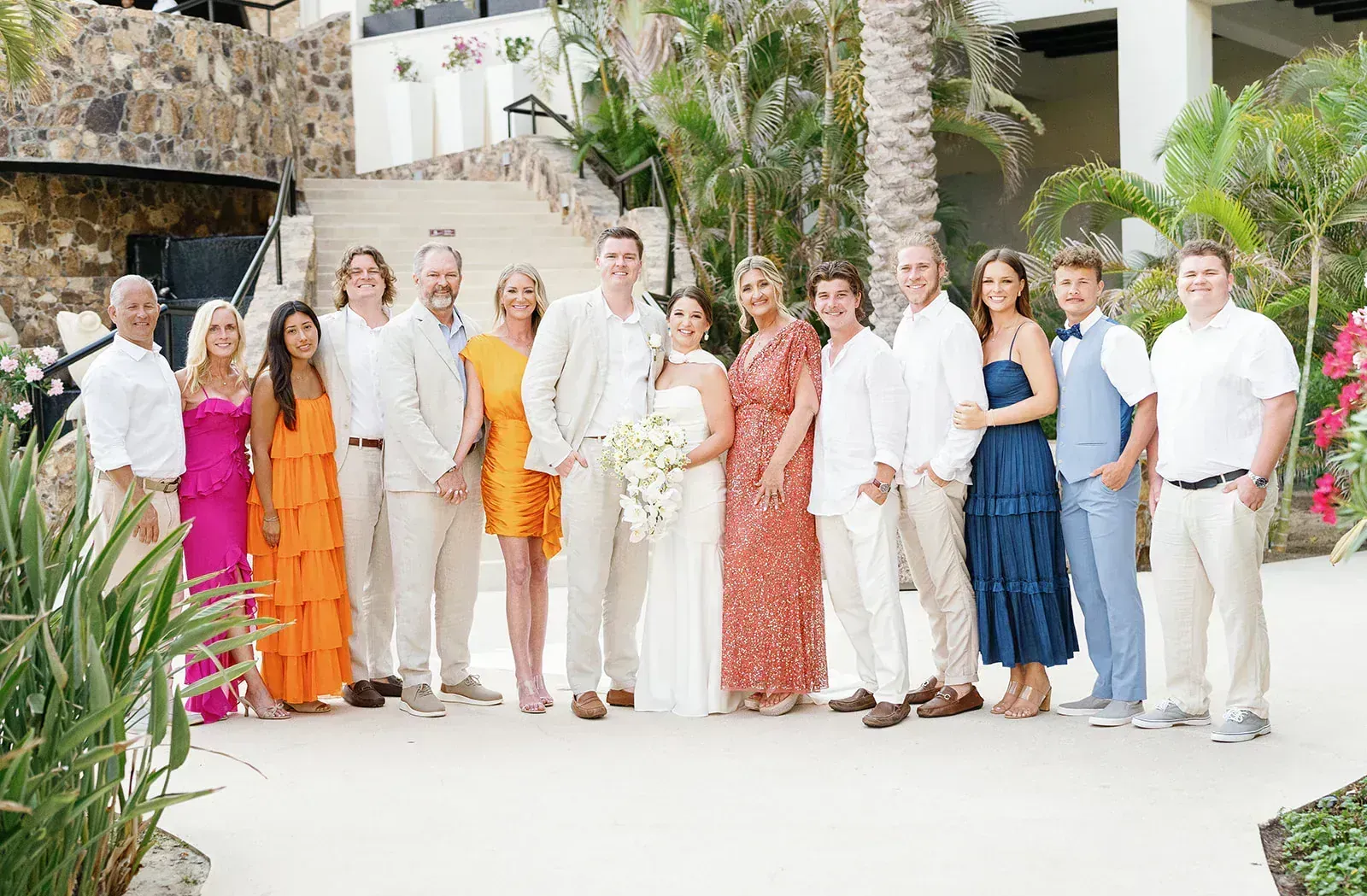 Wedding celebration in the Texas Hill Country